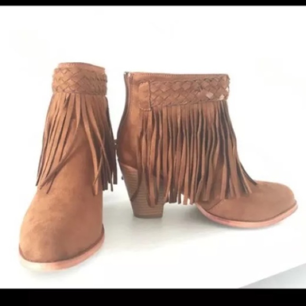 Pierre Dumas Brown tassel boots New